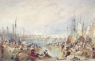 El Puerto de Londres de Joseph Mallord William Turner